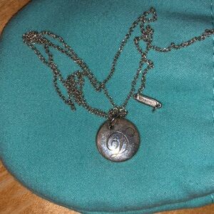 - Small Tiffany & Co. D pendant